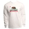 Cal Flag In White Long Sleeve 1 Cal Flag In White Long Sleeve -Casual Fashion Shop HS1444776151