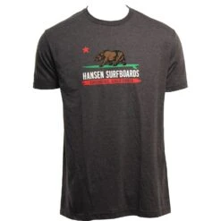 CA Flag In Charcoal Shirt