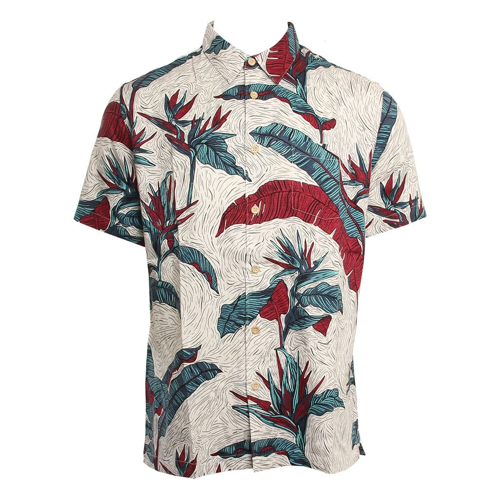 Quiksilver Under Warm Rain In White Woven Shirt 3 Quiksilver Under Warm Rain In White Woven Shirt