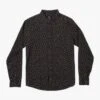 RVCA Prelude Floral In Black Woven Shirt -Casual Fashion Shop HS1565230787