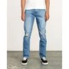 RVCA Denim Weekend Straight Fit Jeans In Blue 2 RVCA Denim Weekend Straight Fit Jeans In Blue -Casual Fashion Shop HS1571940676