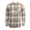 Volcom Caden Plaid Flannel In White Woven Shirt -Casual Fashion Shop HS1572992693