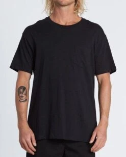 Billabong Mesa Slub In Black Shirt