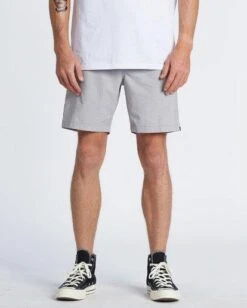 Billabong Surftrek Performance In Alloy Heather Shorts