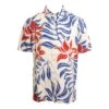 Quiksilver Fourth Flowers In White Woven Shirt -Casual Fashion Shop HS1592848601