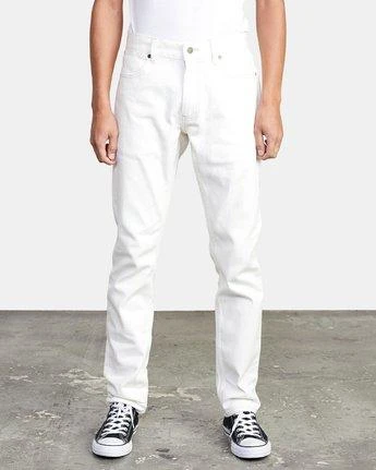 RVCA Denim Daggers In White 3 RVCA Denim Daggers In White