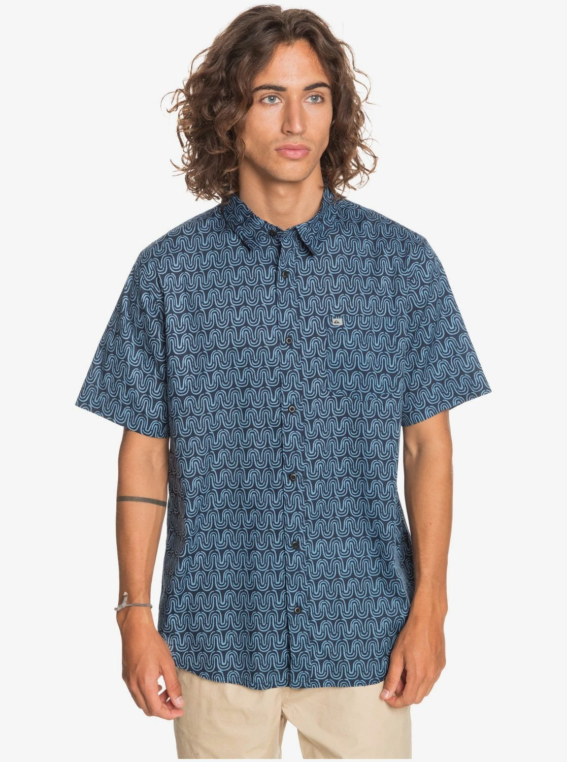 Quiksilver Soul Wave In Parisian Night Soulwave (Byp6) Woven Shirt 3 Quiksilver Soul Wave In Parisian Night Soulwave (Byp6) Woven Shirt