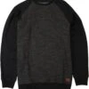 Billabong Balance Crew In Black Sweatshirt -Casual Fashion Shop HS1604446155