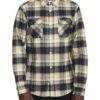 RVCA Emerson Flannel In Navy Blue (Nvy) Shirt -Casual Fashion Shop HS1604614729