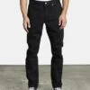 RVCA Denim Rockers Skinny Fit In Black -Casual Fashion Shop HS1604708973