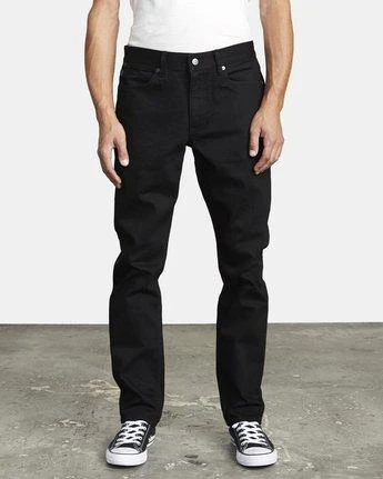 RVCA Denim Rockers Skinny Fit In Black 3 RVCA Denim Rockers Skinny Fit In Black