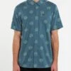 Volcom Inner Valley In Blue Woven Shirt -Casual Fashion Shop HS1606772324
