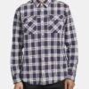 RVCA Thatll Work Flannel In Blue Shirt 2 RVCA Thatll Work Flannel In Blue Shirt -Casual Fashion Shop HS1608409783