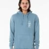 Rip Curl Search Icon Hood In Blue Sweatshirt