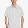 Quiksilver Spilled Rice In Blue Woven Shirt -Casual Fashion Shop HS1610147429