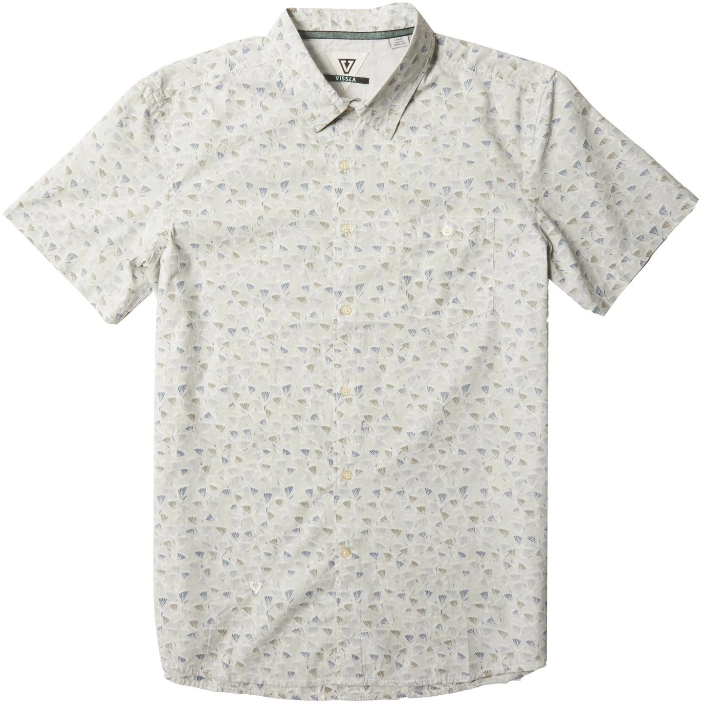 Vissla Pono Eco In Grey Woven Shirt 3 Vissla Pono Eco In Grey Woven Shirt