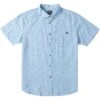 Billabong Sundays Mini In Light Blue Woven Shirt -Casual Fashion Shop HS1610669989