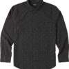Billabong All Day Jacquard Long Sleeve In Black Woven Shirt -Casual Fashion Shop HS1610675894