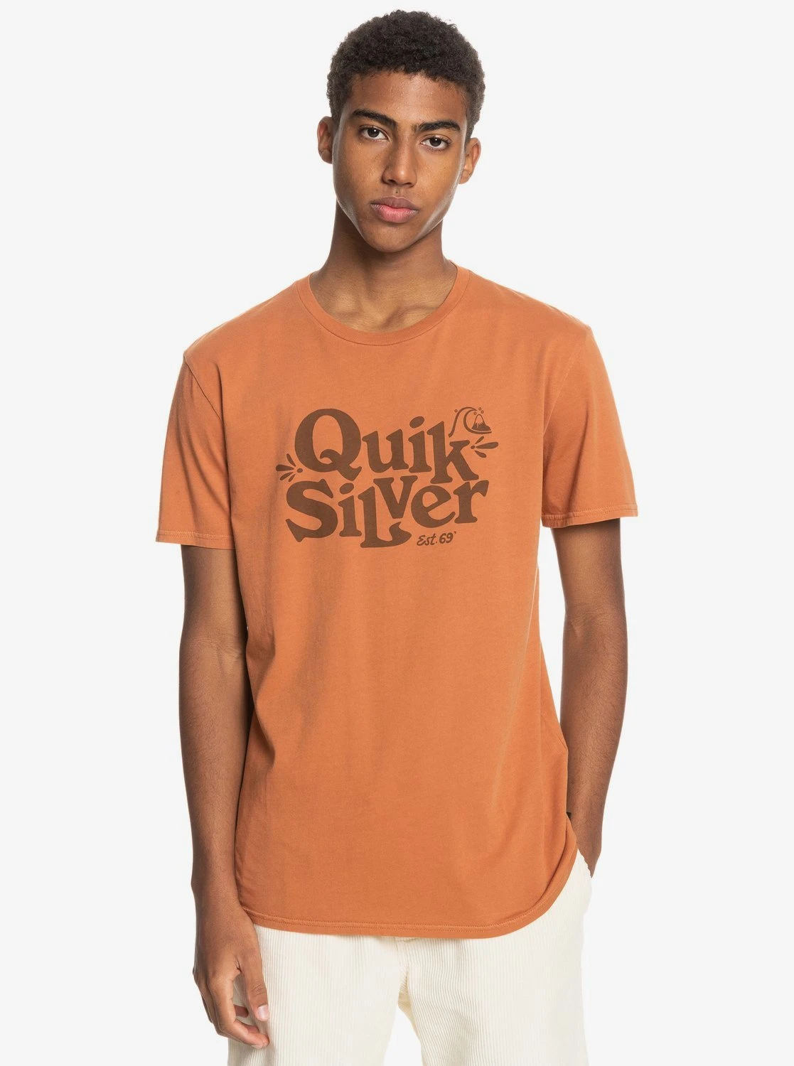 Quiksilver Tall Heights Organic In Adobe (Ado) Shirt 3 Quiksilver Tall Heights Organic In Adobe (Ado) Shirt