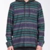 Billabong Baja Hooded Flannel In Black Shirt 2 Billabong Baja Hooded Flannel In Black Shirt -Casual Fashion Shop HS1610737238