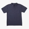 RVCA PTC Texture Stripe Polo In Blue 1 RVCA PTC Texture Stripe Polo In Blue -Casual Fashion Shop HS1611876149