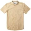 Vissla Code Breaker Eco In Gold Woven Shirt -Casual Fashion Shop HS1614219831