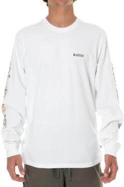 Katin Lei'd Long Sleeve In White Shirt