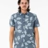 Rip Curl Saltwater Culture In Washed Navy Blue 9741 Woven Shirt