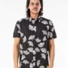 Rip Curl Saltwater Culture In Black Woven Shirt -Casual Fashion Shop HS1614821752