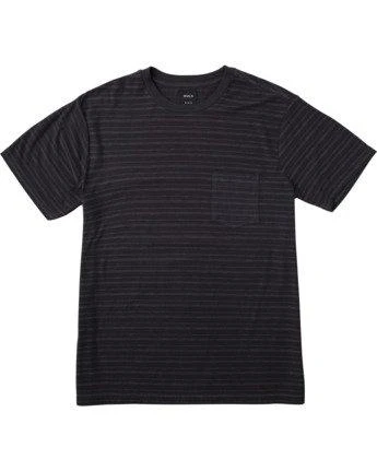 RVCA PTC Texture Stripe In Black Shirt 3 RVCA PTC Texture Stripe In Black Shirt