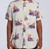 Billabong Sundays Floral In Stone (Stn) Woven Shirt -Casual Fashion Shop HS1615504988