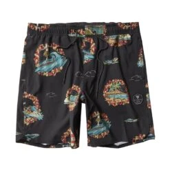 Vissla Helloha 17.5" Ecolastic In Black Boardshort
