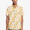 Quiksilver Island Hopper In Orange Woven Shirt -Casual Fashion Shop HS1617657144