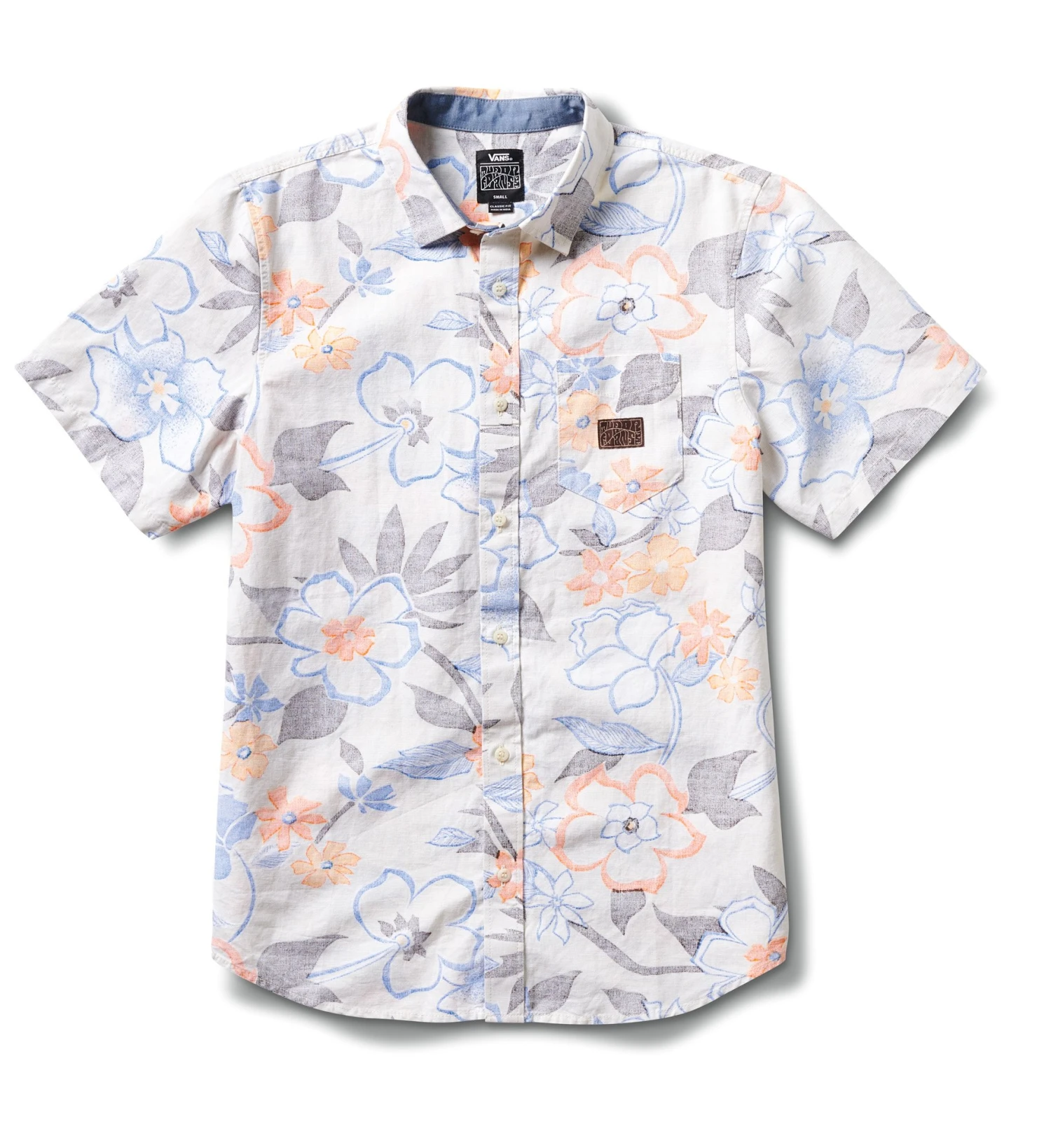 Vans X Tudors Buttondown In Tudor Floral Woven Shirt 3 Vans X Tudors Buttondown In Tudor Floral Woven Shirt